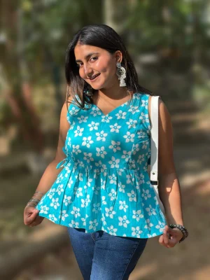Side knot Short Kurti